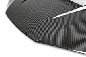 Seibon - 2014-2015 Honda Civic Coupe Seibon Carbon Fiber Hood - VSII Style - Image 4