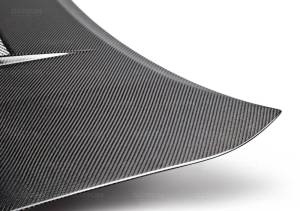 Seibon - 2014-2015 Honda Civic Coupe Seibon Carbon Fiber Hood - VSII Style - Image 5