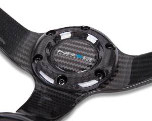 NRG Innovations - NRG Innovations 350mm Carbon Fiber Steering Wheel - Deep Dish - Image 2