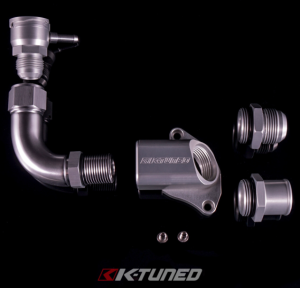 K-Tuned - 1997-2001 Acura Integra K-Tuned B16/B18C5 (Type R) Upper Coolant Housing w/ Filler Neck- Standard 1.25in Hose - Image 2