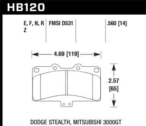 Hawk Performance - BLUE 9012 HB120E.560 - Image 2