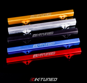 K-Tuned - 2002-2006 Acura RSX K-Tuned Fuel Line Kit - Side Feed (Red) - Image 2