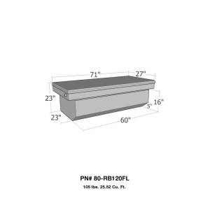 Westin - Truck Tool Box 80-RB120FL - Image 6