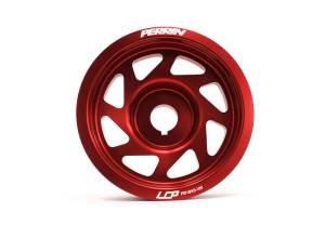 Perrin - 2004-2009 Subaru Legacy Perrin Lightweight Crank Pulley - Red - Image 4