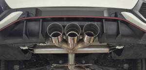 Ultimate Racing - 2017+ Honda Civic Type R FK8 Stainless Steel Catback Exhaust (Street Version) - Image 2