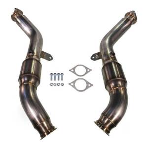 MAPerformance - 2016-2021 Infiniti Q50/Q60 3.0TT RWD MAPerformance Downpipes - GESI G-Sport 0BD2 Cats - Image 1