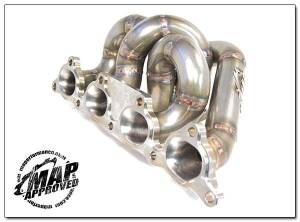 MAPerformance - 2003-2006 Mitsubishi Evo 8/9 MAPerformance Tubular Exhaust Manifold - Black Ceramic - Image 2