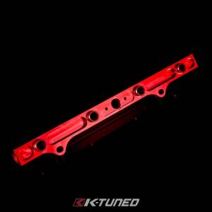 K-Tuned - 2006-2011 Honda Civic Si and 2012-2015 Honda Civic K-Tuned Fuel Rail Kit - Center Feed Fuel Line with Black Fuel Rail - Image 3