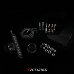 K-Tuned - K-Tuned Universal AC & PS Eliminator Pulley Kit - Black - Image 1