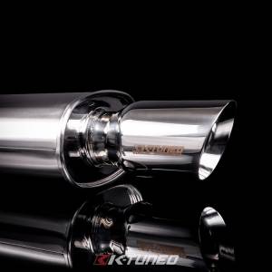 K-Tuned - K-Tuned Universal Muffler - Brushed Finish - Long (22") - 3" Inlet - Image 2