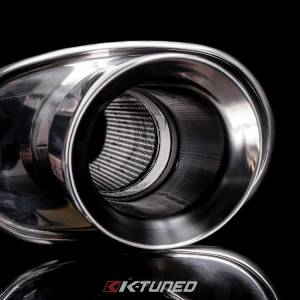 K-Tuned - K-Tuned Universal Muffler - Brushed Finish - Long (22") - 3" Inlet - Image 3