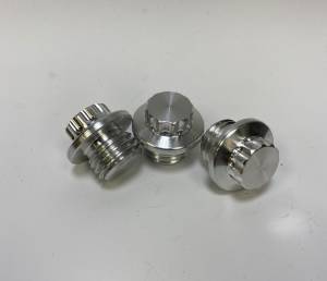 JC Racing - Honda TRK450R/ TRX450ER JC Racing Billet Aluminum Oil Caps - Image 3