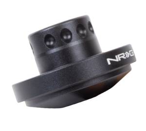 NRG Innovations - NRG Innovations Short Spline Adapter - Secures with OEM Lock Nut - Black fits Quick Lock - Image 1