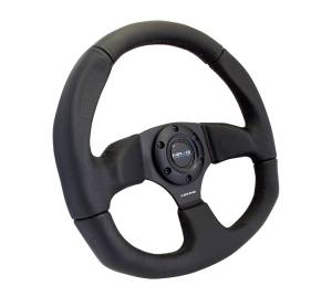 NRG Innovations - NRG Innovations Steering Wheel (320mm Horizontal / 330mm Vertical) Leather w/ Black Stitching - Image 2