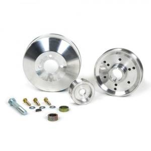 BBK - 1996-2001 Ford Mustang 4.6 GT Cobra BBK Underdrive Pulley Kit - Lightweight CNC Billet Aluminum (3pc) - Image 1