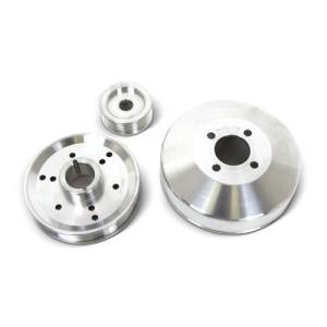 BBK - 1996-2001 Ford Mustang 4.6 GT Cobra BBK Underdrive Pulley Kit - Lightweight CNC Billet Aluminum (3pc) - Image 3