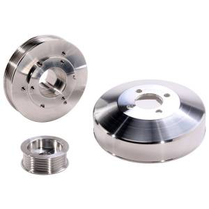 BBK - 1997-2004 Ford F150 Expedition BBK Underdrive Pulley Kit - Lightweight CNC Billet Aluminum (3pc) - Image 2