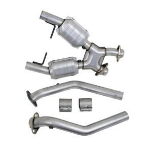 BBK - 1996-1998 Ford Mustang 4.6 GT BBK High Flow X Pipe With Catalytic Converters - 2-1/2in - Image 2