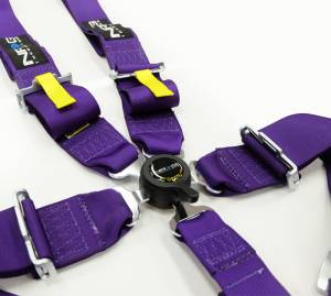 NRG Innovations - NRG SFI 16.1 5PT 3inch Seat Belt Harness / Cam Lock - Purple - Image 2