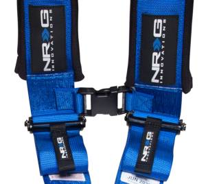 NRG Innovations - NRG SFI 16.1 5pt 3inch Seat Belt Harness / Latch Link - Blue - Image 2