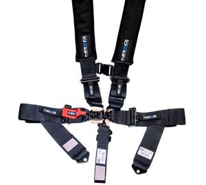 NRG Innovations - NRG SFI 16.1 5pt 3inch Seat Belt Harness / Latch Link - Black - Image 1