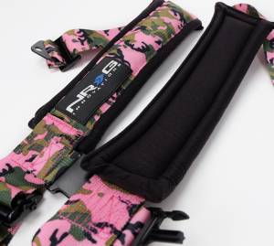 NRG Innovations - NRG SFI 16.1 5pt 3inch Seat Belt Harness/ Latch Link - Pink Camo - Image 3