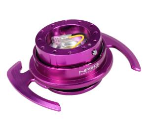 NRG Innovations - NRG Quick Release Kit Gen 4.0 - Purple Body / Purple Ring w/ Handles - Image 1