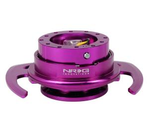 NRG Innovations - NRG Quick Release Kit Gen 4.0 - Purple Body / Purple Ring w/ Handles - Image 2